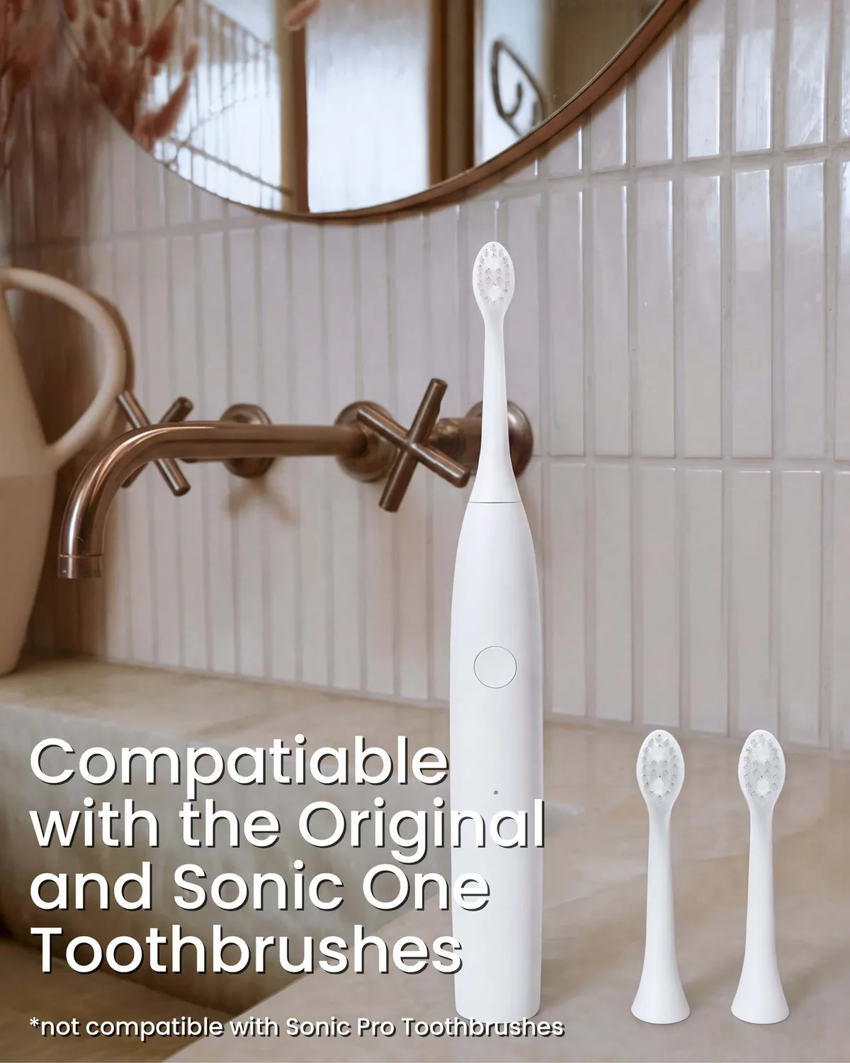 Spotlight Sonic testine ricambio bianche setole morbide