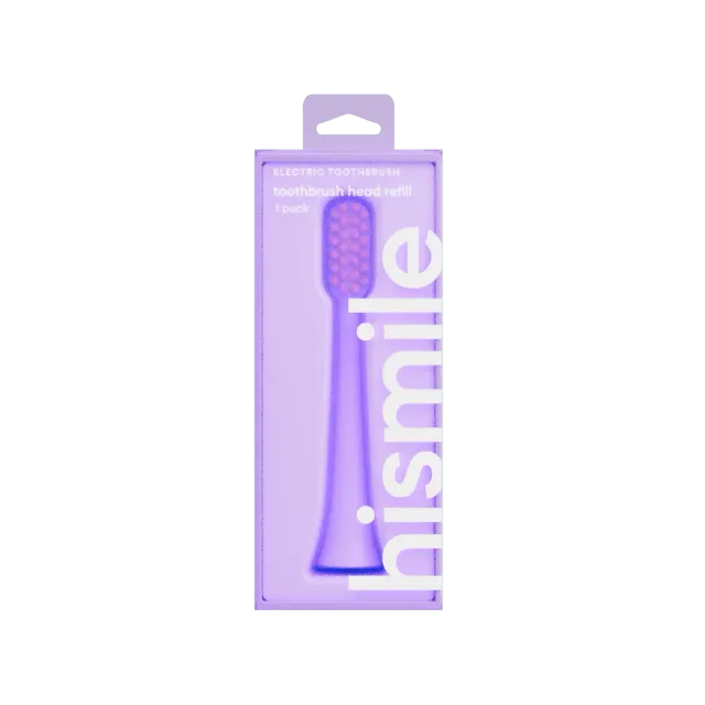 Hismile testina ricambio spazzolino elettrico viola morbida