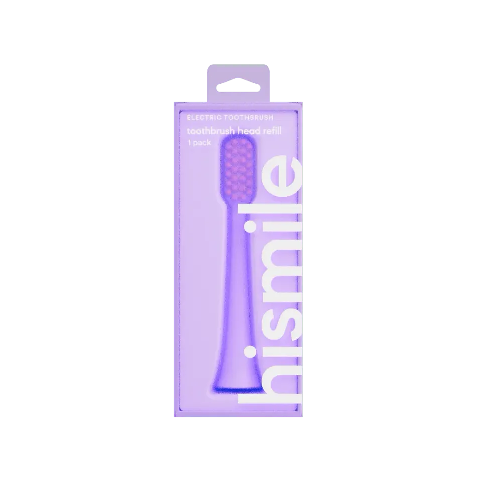 Hismile testina ricambio spazzolino elettrico viola morbida