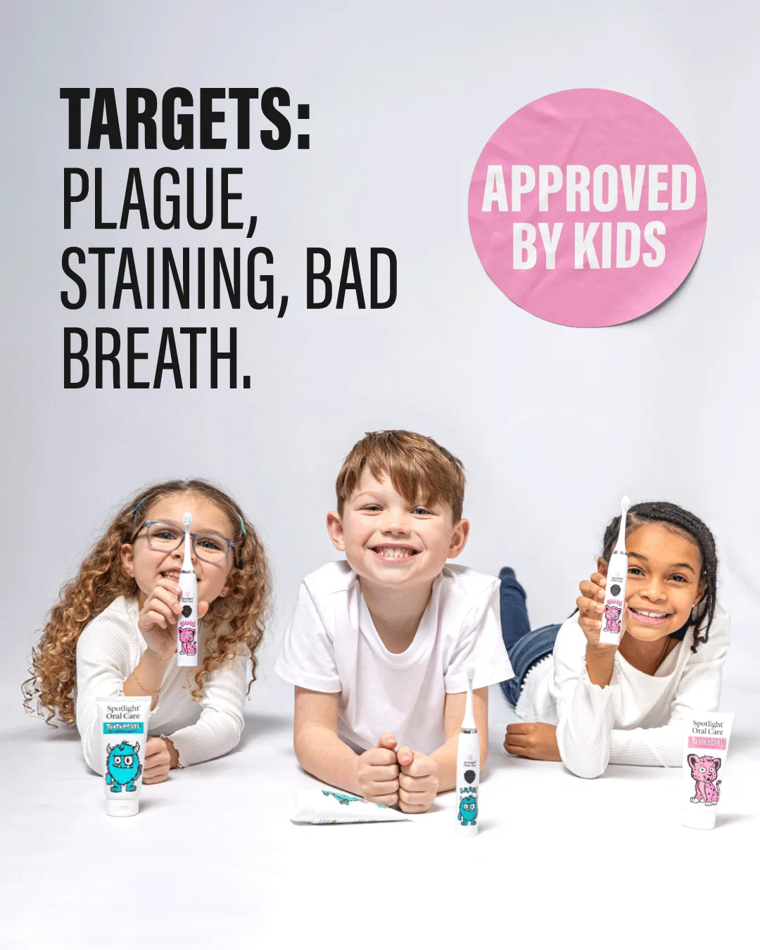 Spotlight Kids dentifricio bambini duo 2 tubetti delicato