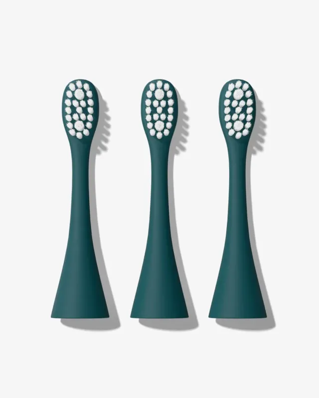 Spotlight Sonic Pro testine spazzolino verde smeraldo x3 gengive