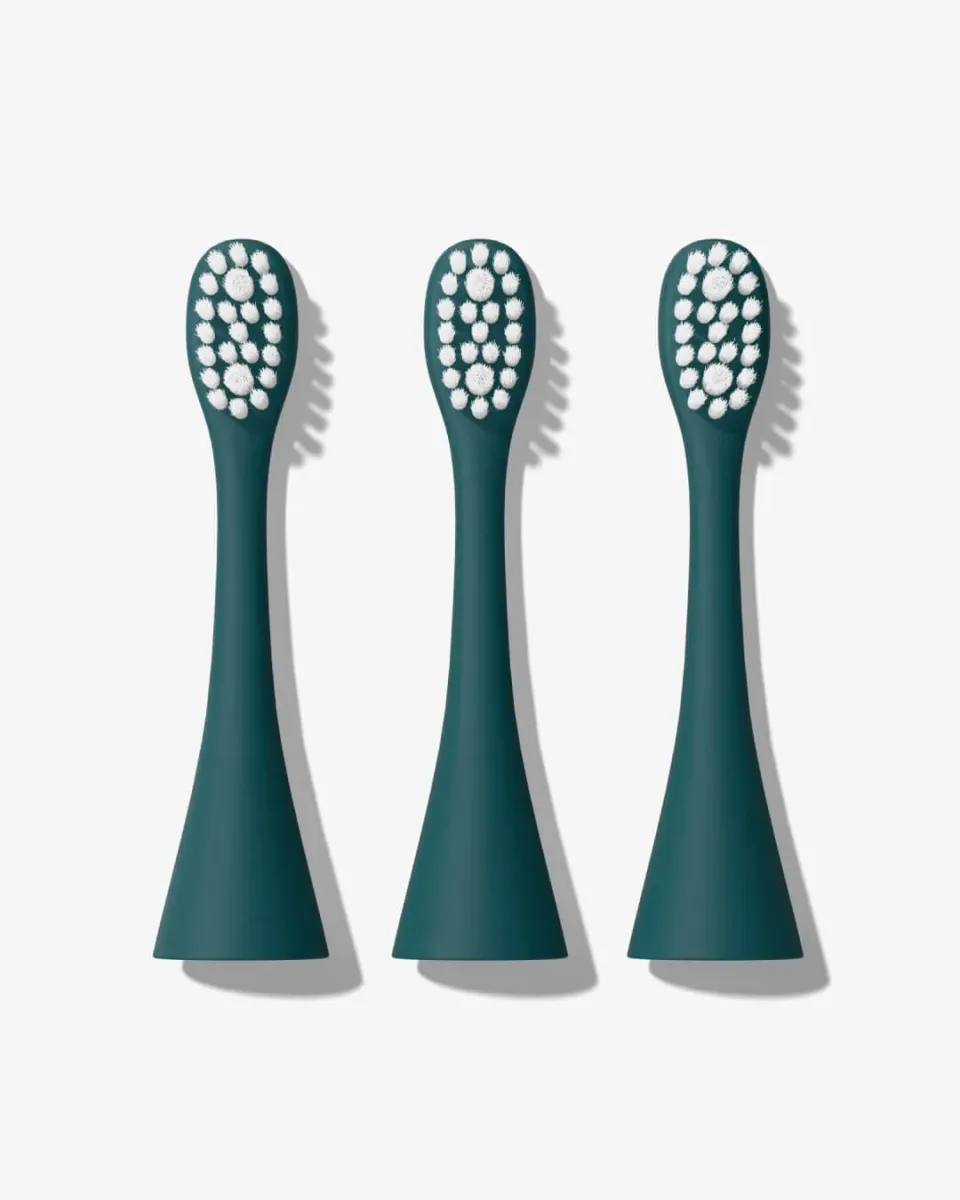 Spotlight Sonic Pro testine spazzolino verde smeraldo x3 gengive