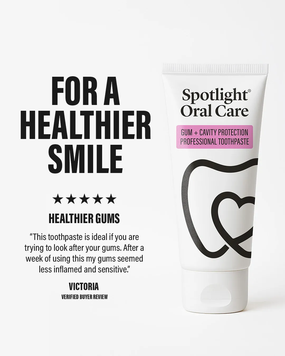 Spotlight Gum Cavity Protection dentifricio gengive x3