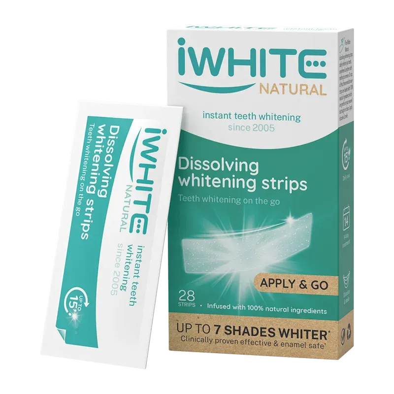 iWhite Natural strisce sbiancanti dissolventi senza perossido
