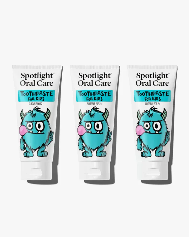 Spotlight Kids Monster dentifricio bambini x3 bubblegum