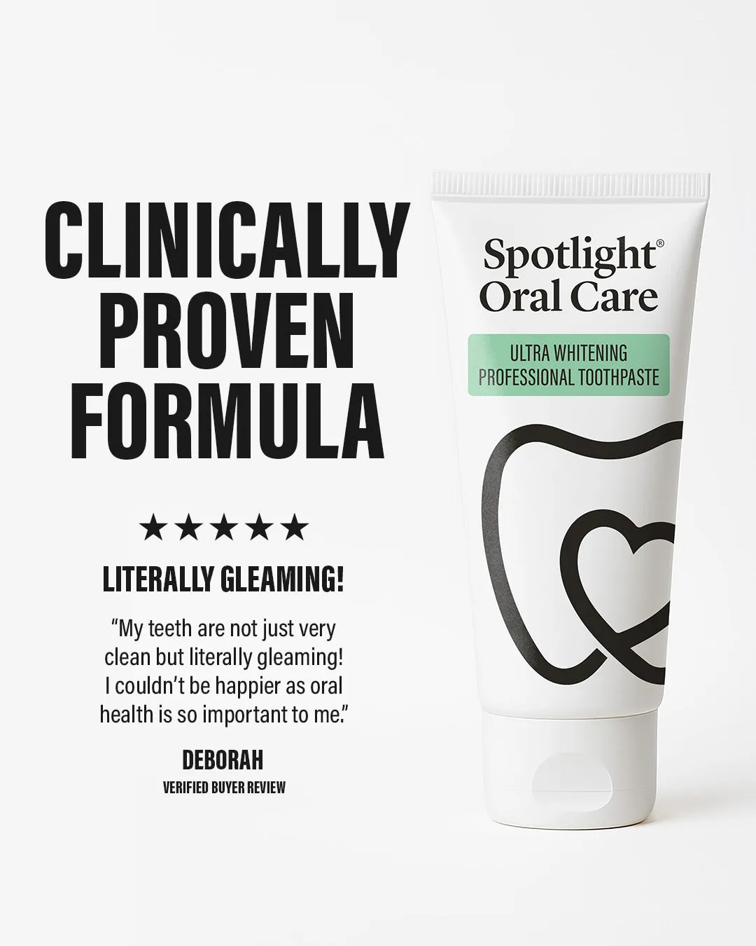 Spotlight Ultra Whitening dentifricio sbiancante formato intero