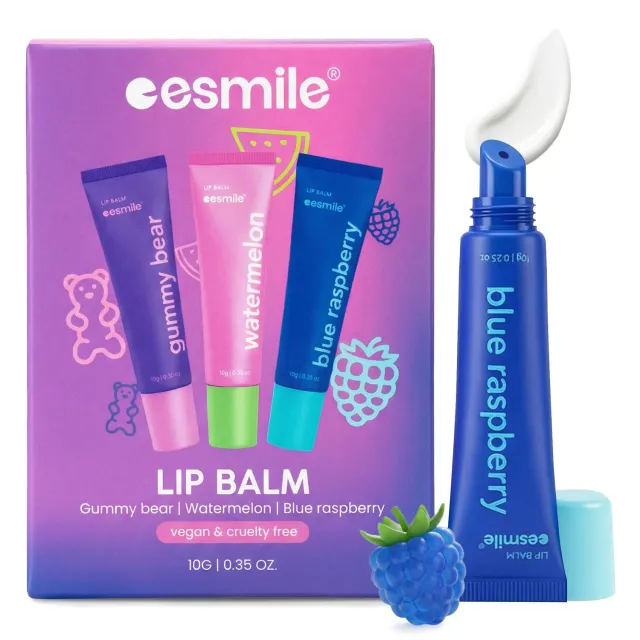 eSmile Lip Balm balsamo labbra idratante 3 pezzi fruttato