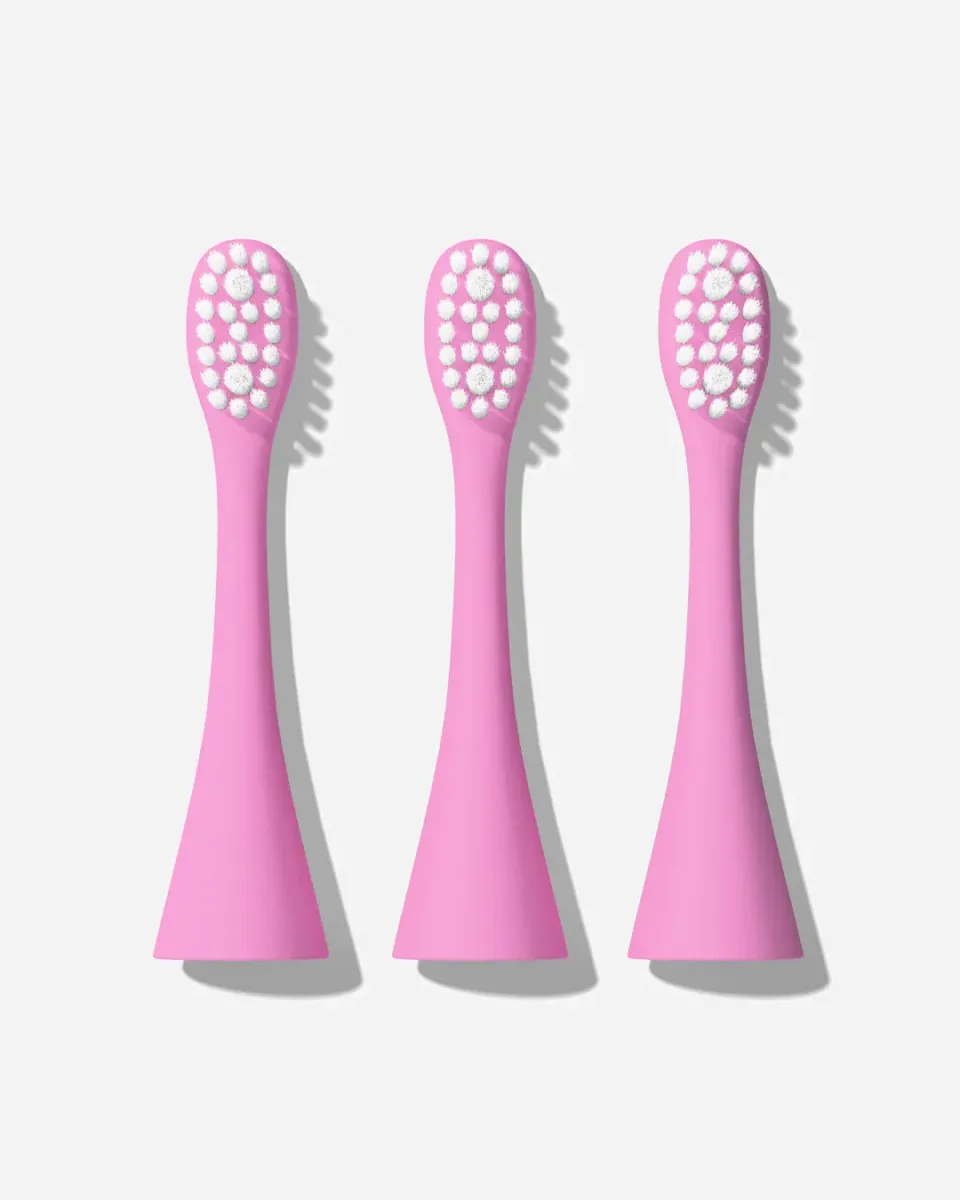 Spotlight Sonic Pro testine ricambio rosa 3 pz pulizia profonda