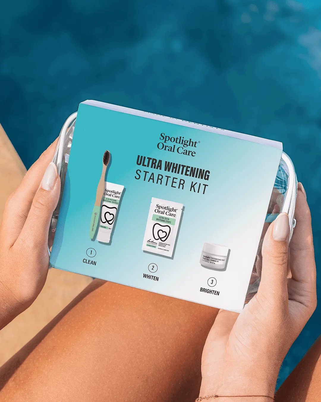 Spotlight Oral Care Ultra Whitening Starter Kit kit viaggio 5 pezzi