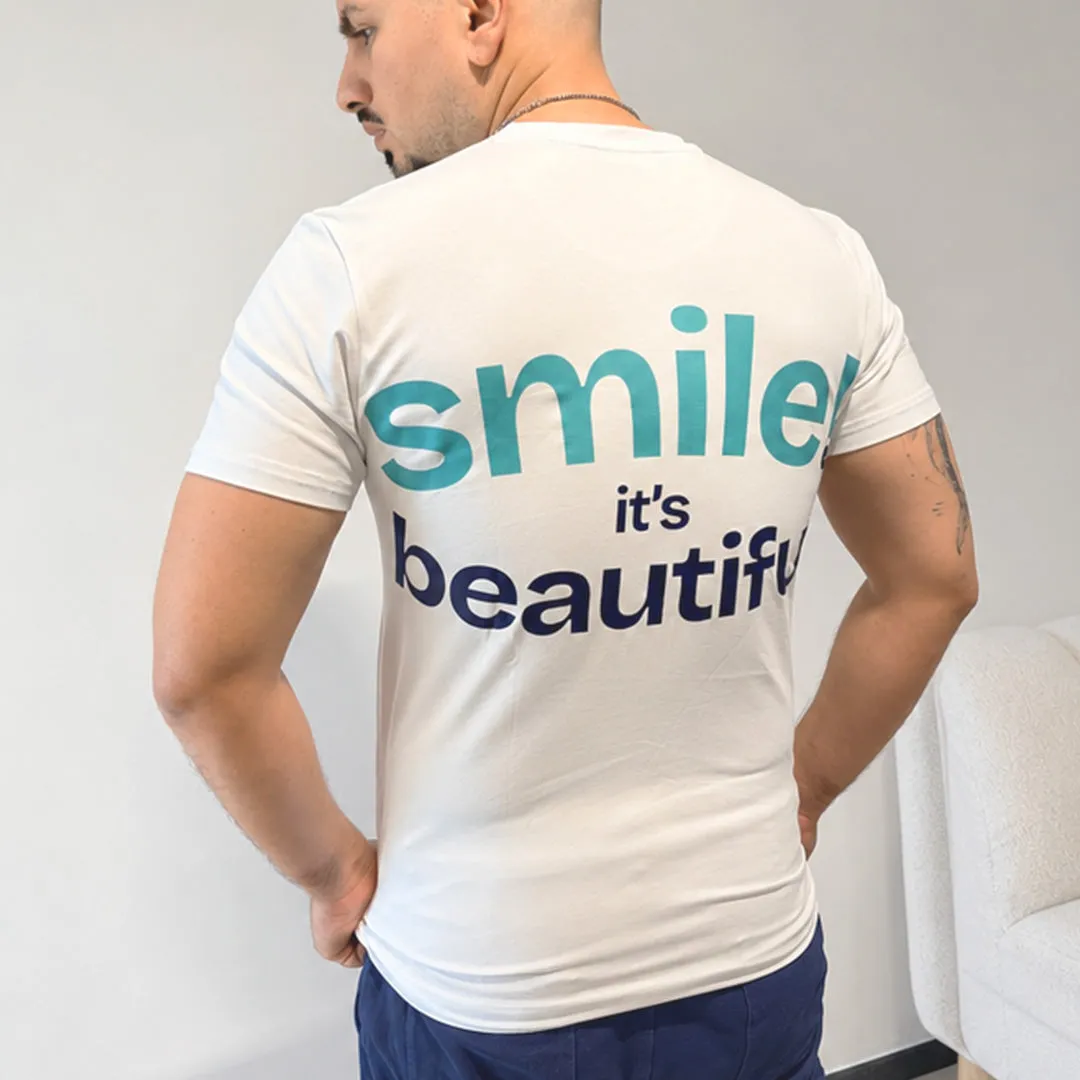 esmile Smile It's Beautiful t-shirt cotone unisex