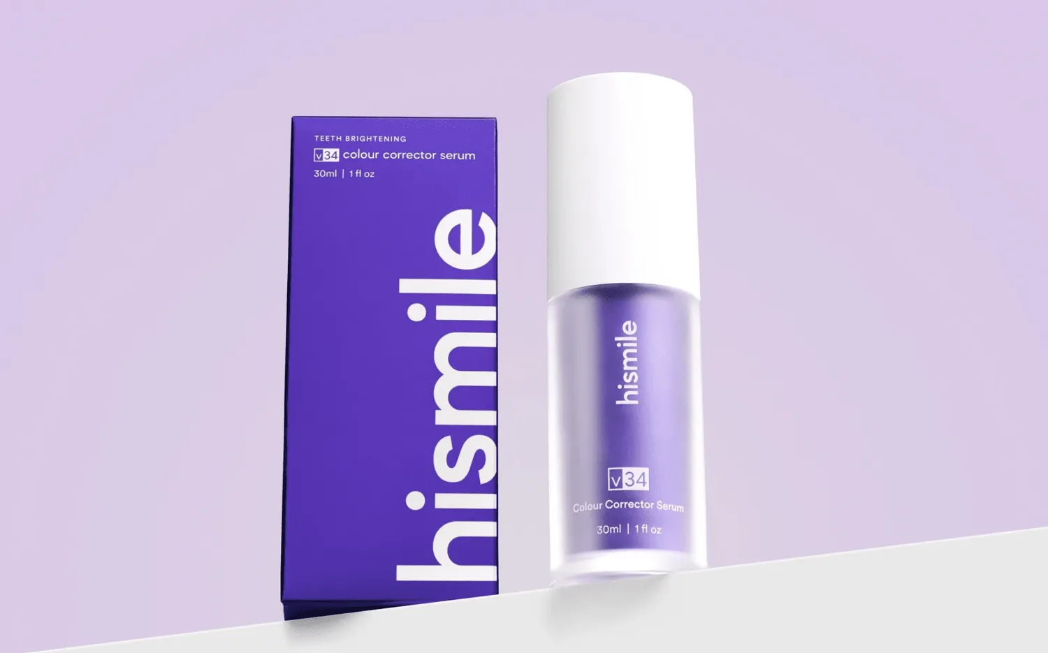 Hismile Whitening Duo Bundle kit siero V34 + strisce