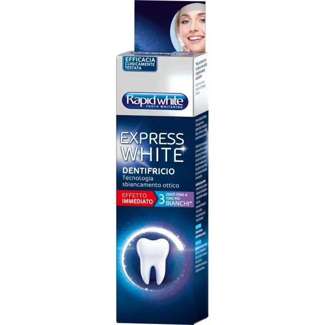 Rapid White Express White dentifricio sbiancante 75 ml menta