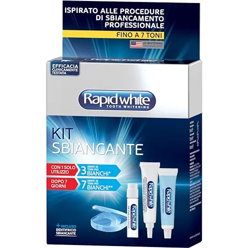 Rapid White kit sbiancante denti senza perossido 7 toni