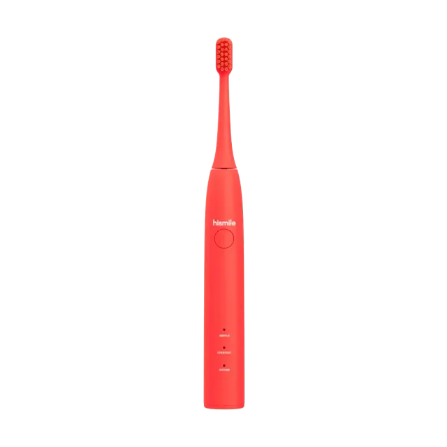 Hismile Bright Red spazzolino elettrico rosso 3 modalita