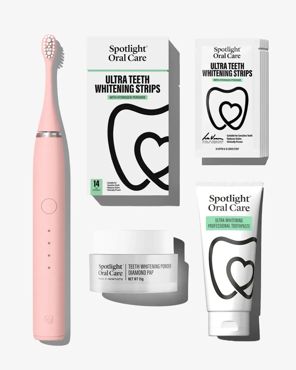 Spotlight Oral Care Pro Whitening kit sbiancante rosa blush