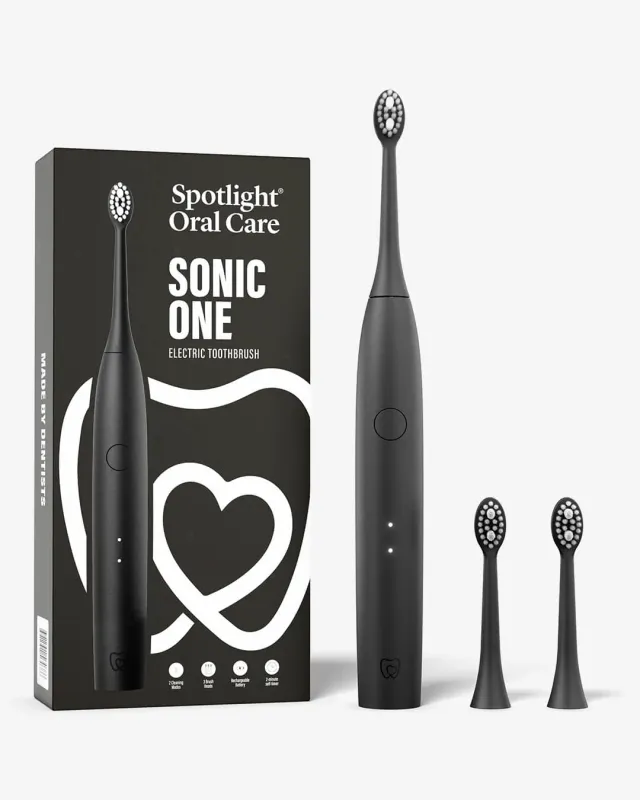 Spotlight Sonic One spazzolino elettrico nero smalto sensibile