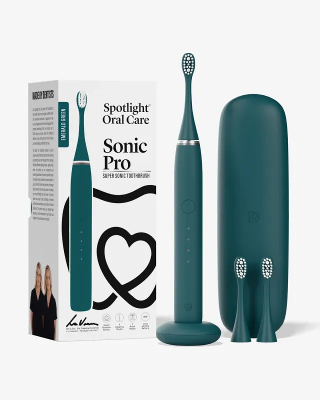 Spotlight Oral Care Sonic Pro spazzolino verde smeraldo sonico