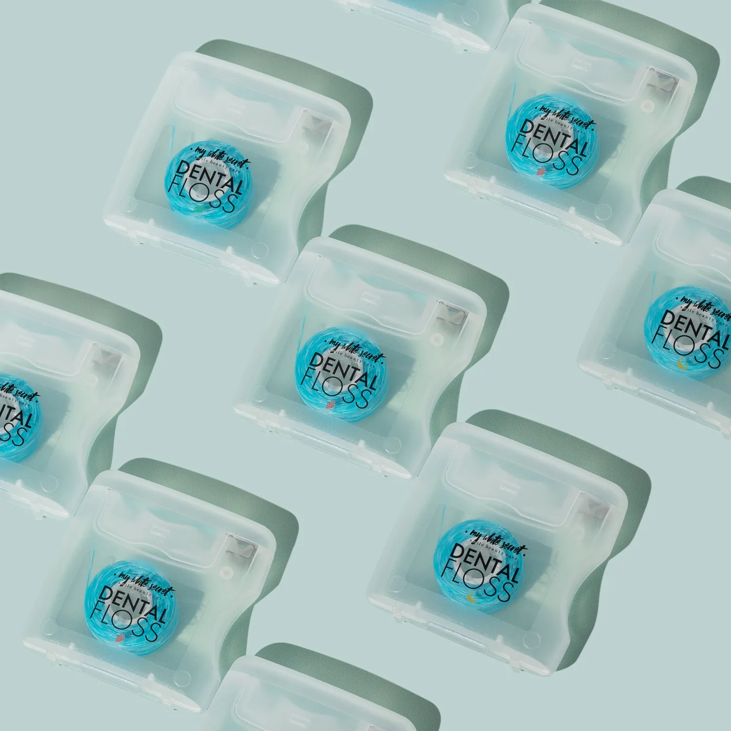 My White Secret filo interdentale 3 pezzi 3 gusti aromatizzato