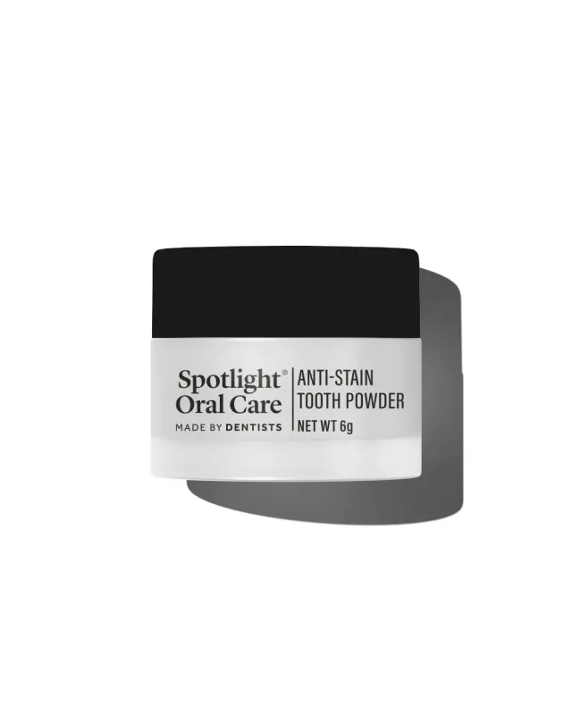 Spotlight Anti-Stain polvere denti mini caffè vino PAP