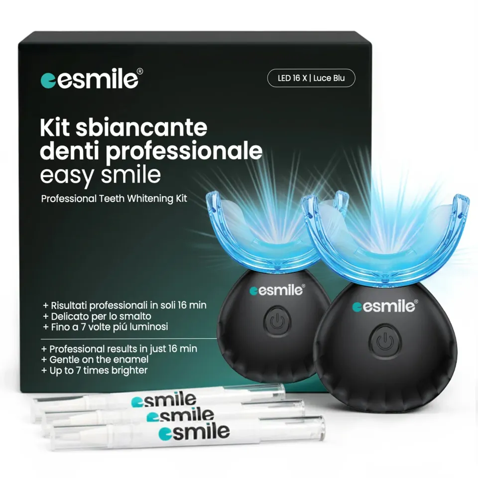 esmile Easy Smile kit sbiancante denti LED senza fili