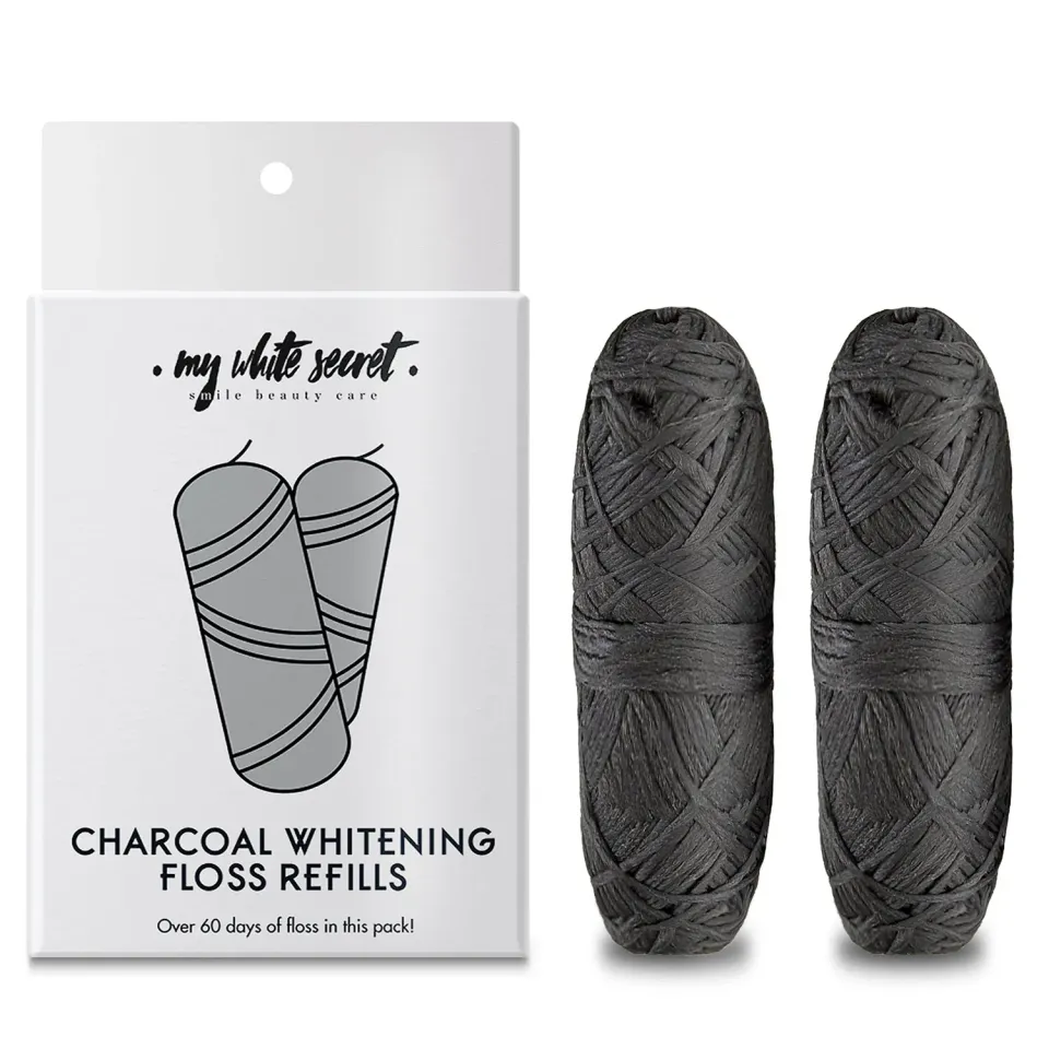 My White Secret Ricarica Filo Interdentale Carbone biodegradabile