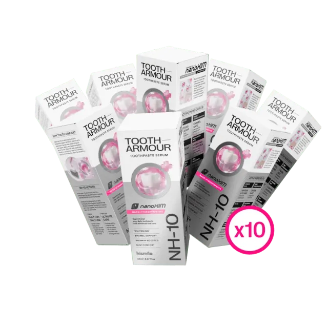 Hismile Tooth Armour siero dentifricio 10 pezzi nano-idrossiapatite