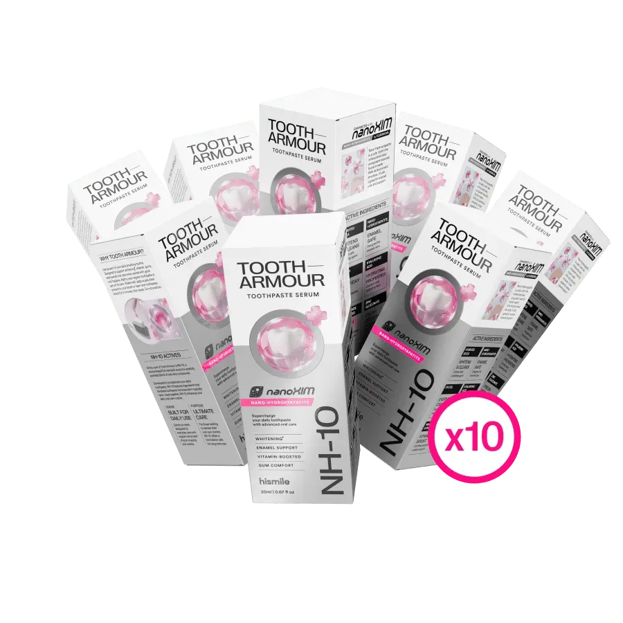 Hismile Tooth Armour siero dentifricio 10 pezzi nano-idrossiapatite