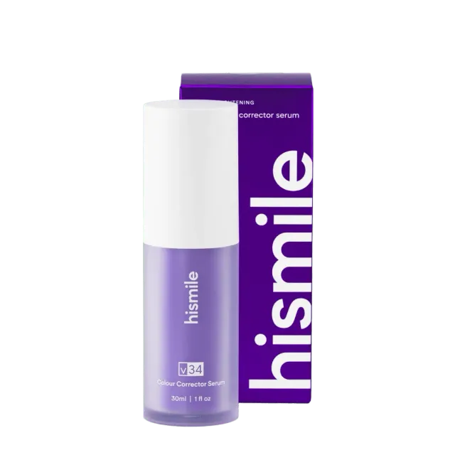 Hismile V34 siero correttore colore denti viola