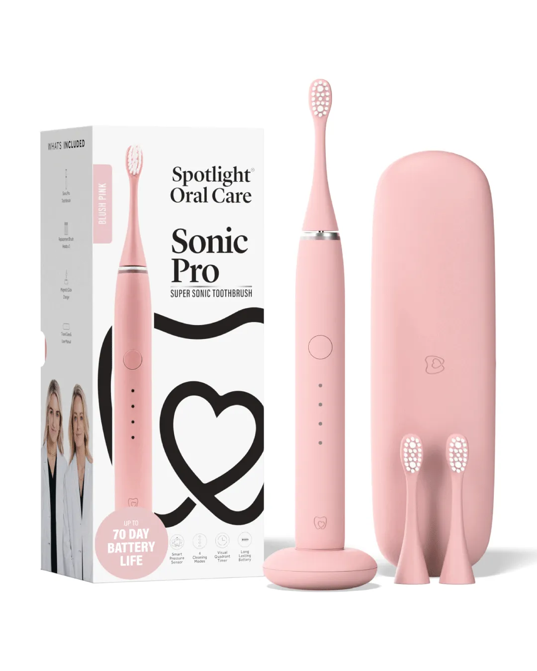 Spotlight Oral Care Advanced Spotlight Bundle kit rosa sbiancante