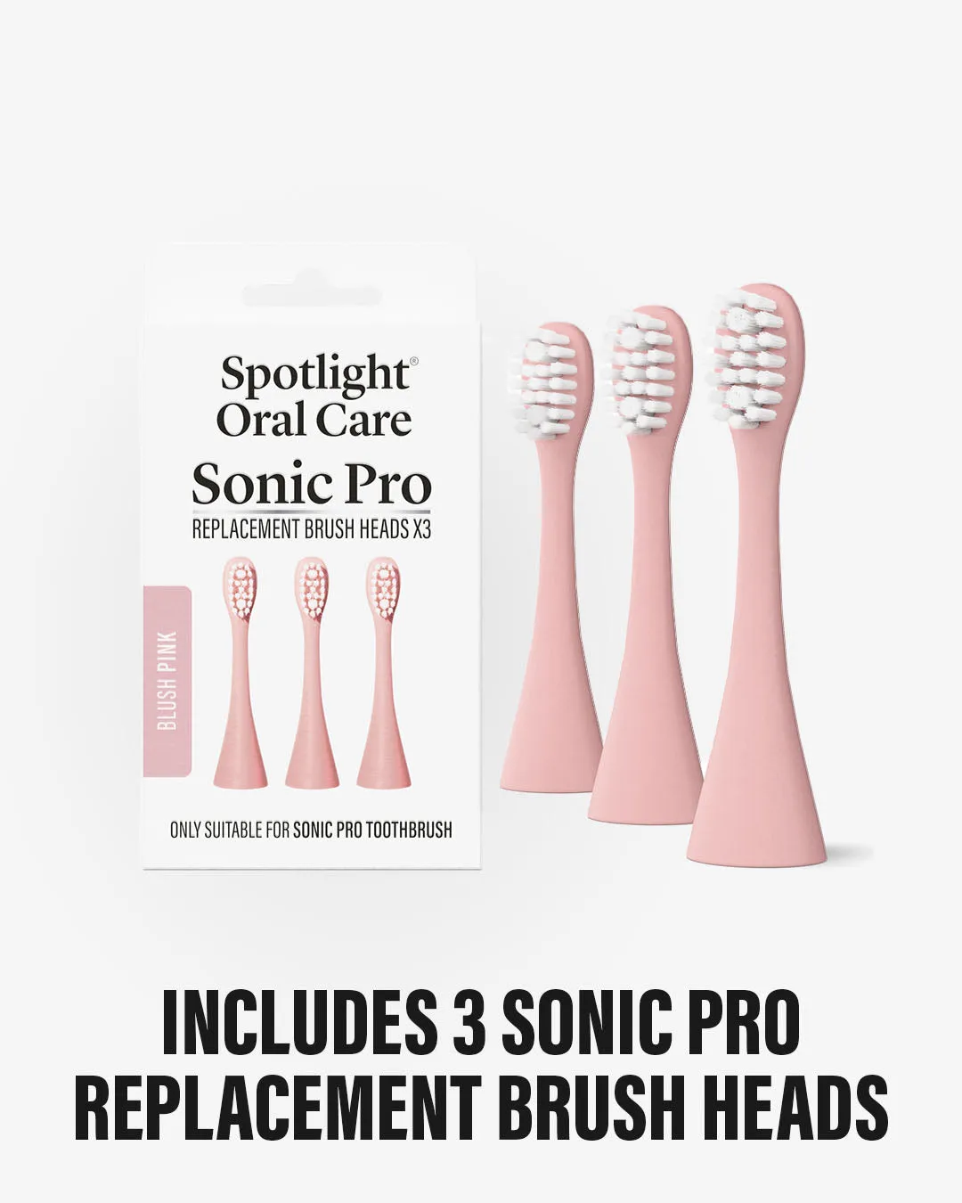 Spotlight Oral Care Sonic Pro testine ricambio rosa sbiancanti