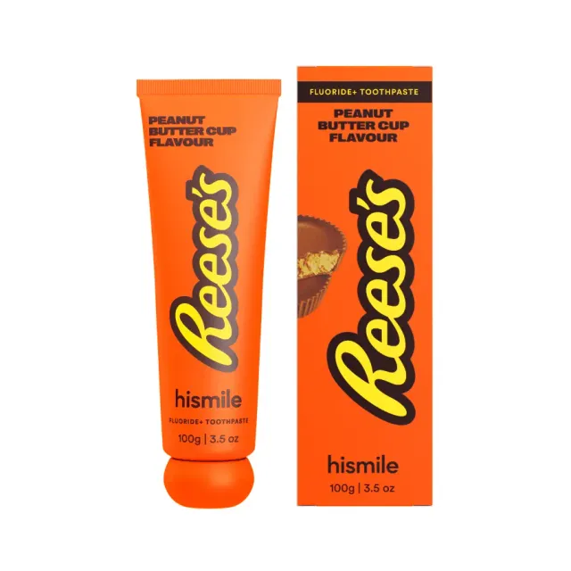 Hismile Reese's dentifricio cioccolato arachidi fluoro