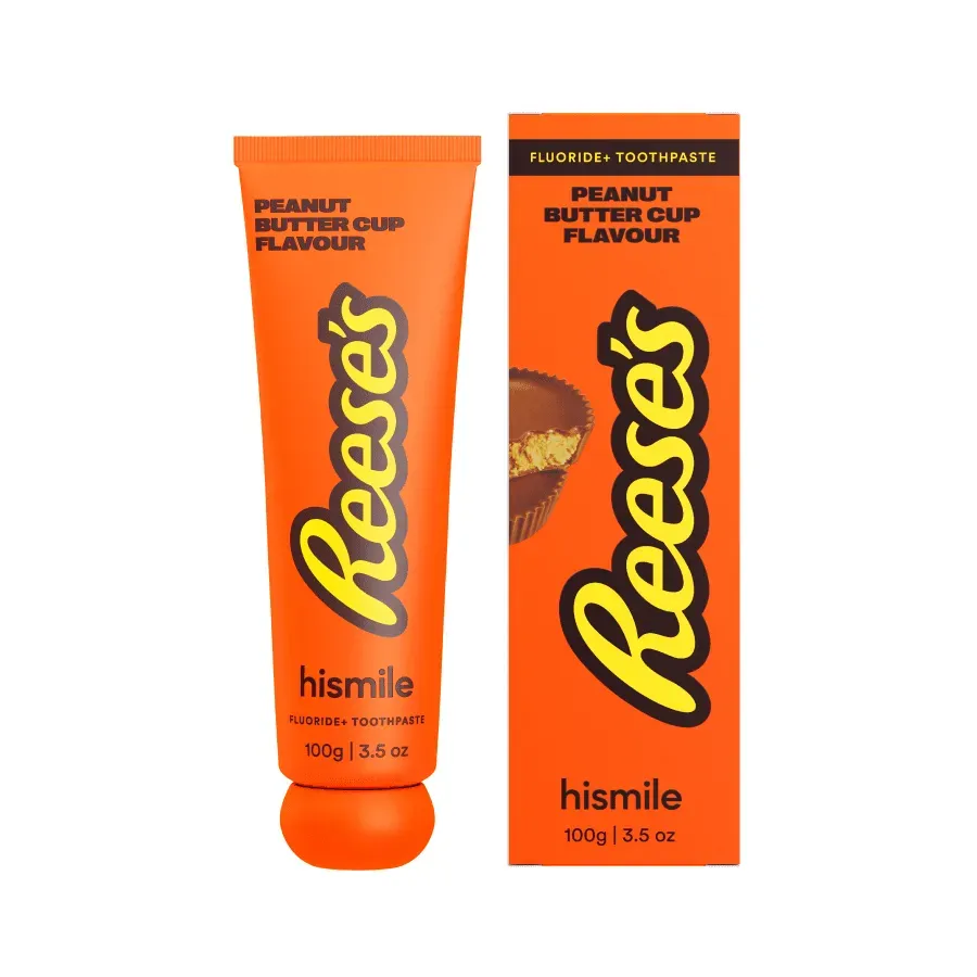 Hismile Reese's dentifricio cioccolato arachidi fluoro